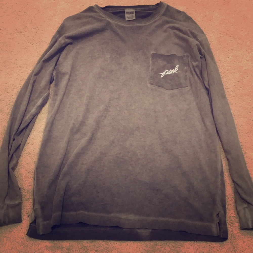 Pink long sleeved shirt